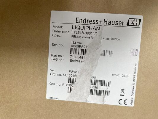 Endress Hauser FTL51B-3961/4 Sıvı Uygulamalar için Yüksek Performanslı Vibronik Seviye Değiştiricisi