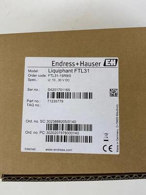 Endress Hauser FTL31-15R9/0 Düzenleme Çatalı Seviye Değiştiricisi
