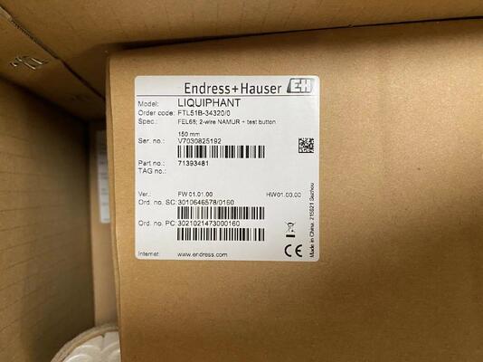 E+H FTL51B-34320/0 Liquiphant SIL derecelendirilmiş Vibronic Tuning Fork Level Switch