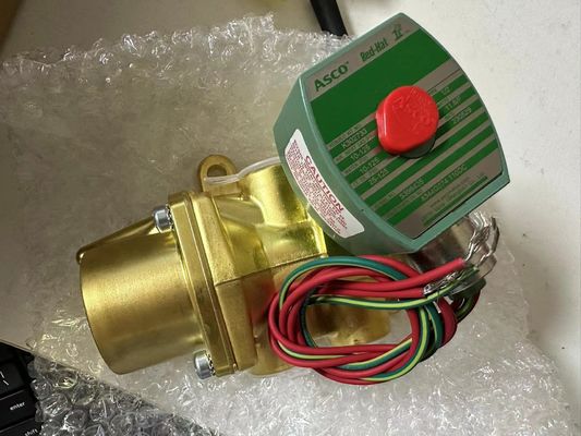 8344G074 110V Emerson ASCO Solenoid Valve 4 Way 1/2 "NPT Tek Solenoid Bakır Vücudu