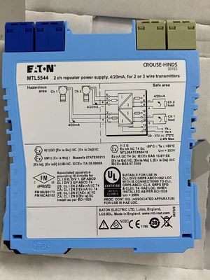 MTL5544 Eaton MTL 2 Kanal Zener Bariyer Güç Tedarik Tekrarlayıcı