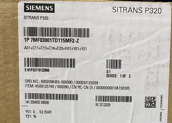 7MF0300-1TD1-5MF2-Z A00+E00+C11+H02 SIEMENS Ölçüm Basıncı Göndericisi