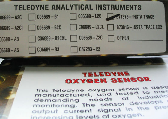 B71875 INSTA TRACE TELEDYNE Oksijen analizörleri için yakıt hücresi