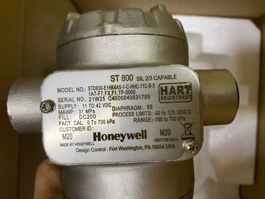 STD830 SmartLine Farklı Basınç HONEYWELL Göndericisi STD830-E1HK4AS-1C-HHC-11C-B-31A7-F7 FX F1 TP-0000