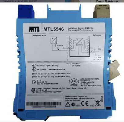 MTL5546 HART® 4 ′20mA, hat tespiti ile valf konumlandırıcılar için MTL İzole Sürücü