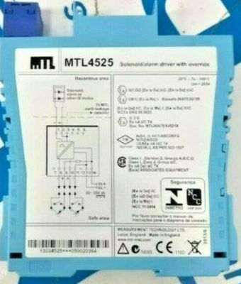 MTL4525 MTL Enstrümanları Solenoid Alarm Sürücüsü MTL4500 MTL5500 Serisi