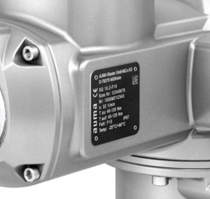 AUMA SQ 10.2-F10 Matic Actuator Kontrolleri AM 01 ile Parçalı Dönüş Aktüatörü1