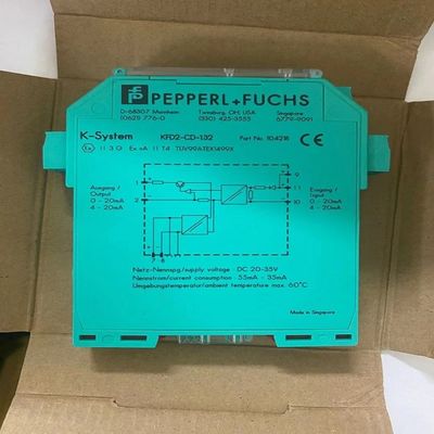 KFD2-CD-1.32 PEPPERL FUCHS İzole engelleme akım sürücüsü 1 kanal sinyal kondisyönörü