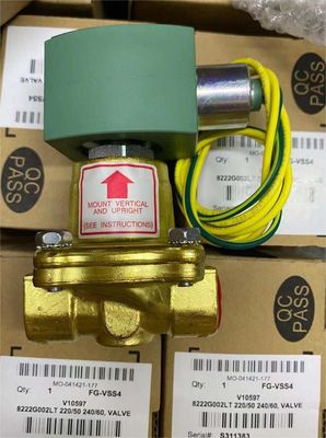 8222G002LT ASCO Solenoid Valf 120/60 10/50 Serisi 8222 2 Yolu