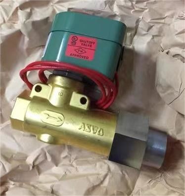 8266D069V 1/2 "NPT Emerson ASCO 2 Way Solenoid Valve Yakıt Yağı 120VAC 1/4" Açıklık