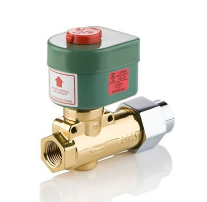 8266D069V 1/2 "NPT Emerson ASCO 2 Way Solenoid Valve Yakıt Yağı 120VAC 1/4" Açıklık