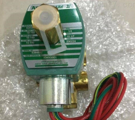 Emerson ASCO Solenoid Valfları 8345G001 Serisi 8345 4 Yolu 240 Volt DC