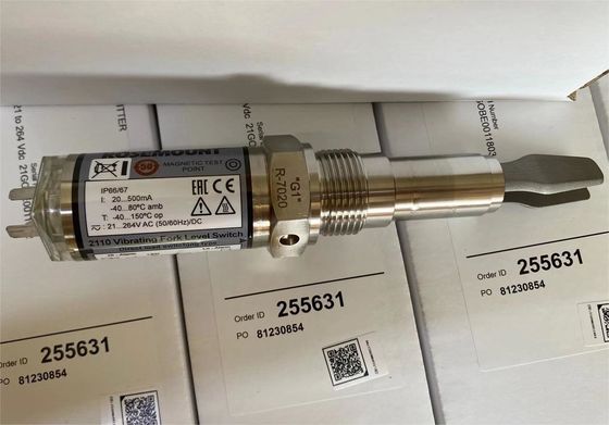 211001L1NAQ4 Rosemount 2110 titreşimli çatal seviye anahtarı