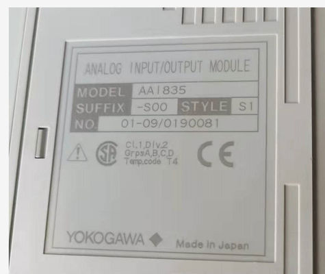 Yokogawa AAI835-S00 Patlama Koruması Olmayan Analog Giriş/Çıkış Modülü
