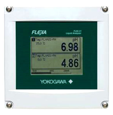 FLXA21-D-P-D-AB-C1-NN-A-N-LA-N-NN-U YOKOGAWA Instruments 2 Kablo Çift Kanallı İletici Analizörü