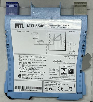 MTL5546 HART® 4 ′20mA, hat tespiti ile valf konumlandırıcılar için MTL İzole Sürücü