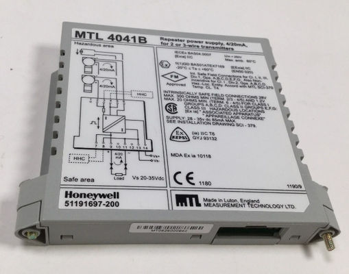 MTL4041B MTL Enstrümanları Tekrarlayıcı Güç kaynağı Kanal sayısı Bir
