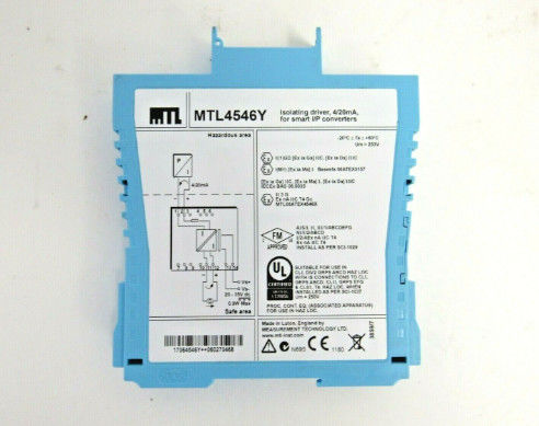 MTL4546Y MTL Araçları 4 ′′ 20mA HART Valf Pozisyonerleri için Sürücüyi İzole Ediyor