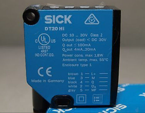 SICK Lazer mesafe sensörleri DT20 Hi DT20-P244B 24.3 mm x 72.4 mm x 54.1 mm