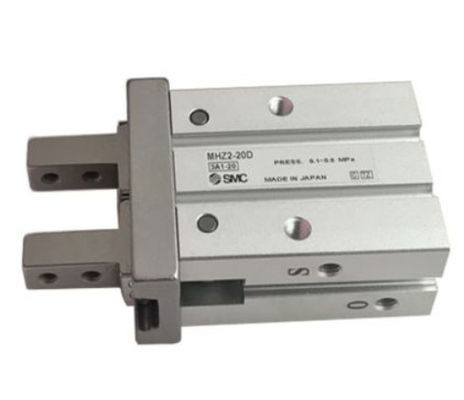 SMC Corporation MHZ2-20D Gripper, Hava, Çift Eylemli, Bor Boyutu:20mm, Paralel 2-Parmak, 0.1-0.7 MPa