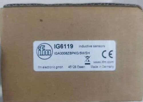 IFM IG6119 24V voltaj kaynağı ve IP65 koruması ile endüktif yüksek sıcaklık sensörü