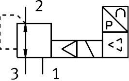 Festo MPPE-3-1/8-6-420-B Proporsiyonel Basınç Kontrol Valfi Pnömatik Bağlantı G1/2