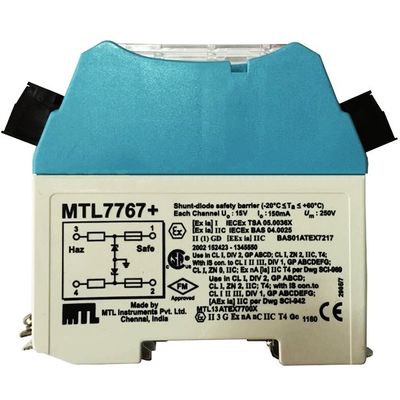 MTL7767+ MTL Zener Engelleri Endüstriyel Uygulamalar için Tek Kanal Güvenlik Engelliği