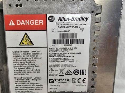 Allen-Bradley 2711P-T10C22D9P Panelview Plus 7 Performans Operatör Terminalı