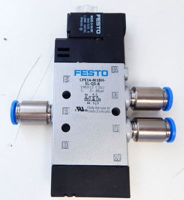 Festo CPE14-M1BH-5L-QS-8 Mıknatıs Valfi Kullanılmamış/OVP Elektrikli Aksiyonlu