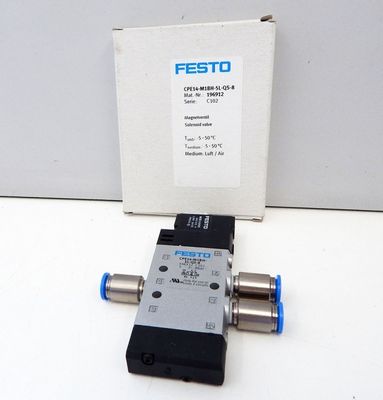 Festo CPE14-M1BH-5L-QS-8 Mıknatıs Valfi Kullanılmamış/OVP Elektrikli Aksiyonlu