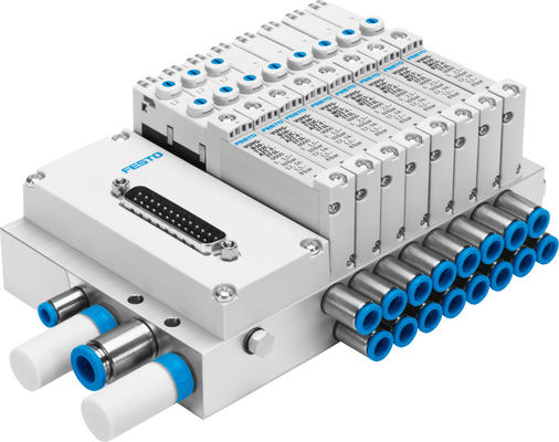 Festo VTUG-10-VRPT-B1T-Q10B-UB-QH6SU-16K+TTSC Çok noktalı fiş veya saha otobüsü bağlantısı olan valf koleksiyon VTUG