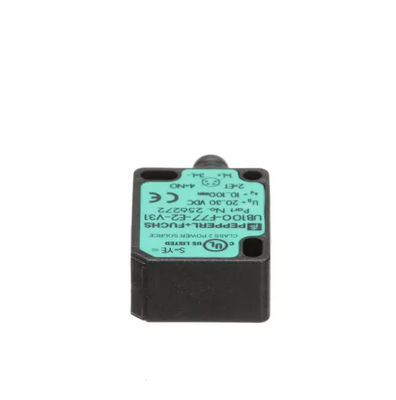 Pepperl Fuchs Ultrasonik Doğrudan Algılama Sensörü UB100-F77-E2-V31 yanıt gecikmesi ≤ 50 ms 10 g kütlesi