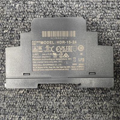 MEAN WELL HDE-15-24 Demiryolu Güç kaynağı orijinal ve mühürlü 1.47 KG