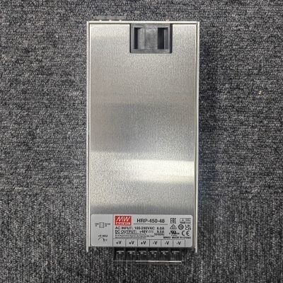 Ortalama Kuyu HRP-450-48 48Vdc 9.5A PFC Güç kaynağı 8 Analog Çıkışlar Kompakt 100 mm x 100 mm x 100 mm Boyut