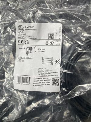 Dişi kablo seti IFM EVC005 ADOAH040MSS0005H04 Yağa ve soğutma maddelerine dayanıklı