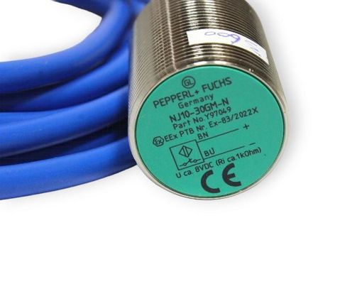 P&F NJ10-30GM-N Endüktif Sensör 0 ... 20 mA Akım ve 0 ... 200 Hz Anahtarlama Frekansı Endüstriyel Uygulamalar için