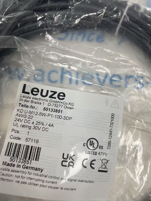 Leuze KD U-M12-5W-P1-100-3DP Bağlantı kablosu