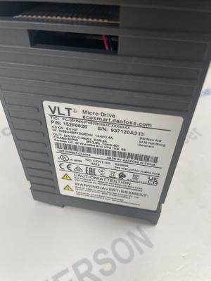 Danfoss FC-051P4K0T4E20H3BXCXXXSXXX Frekans AC Sürücü 10 bar Basınç ve NBR Sızdırmazlık Malzemesi