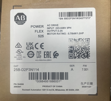 Allen-Bradley 25B-D017N114 ayarlanabilir frekans sürücüsü