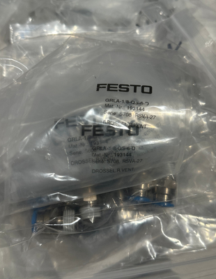 Festo Tek Yönlü Akış Kontrol Valfi GRLA-1/8-QS-6-D