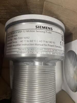 Siemens MSP-12 ağır görevli hareket algılayıcı projesi.