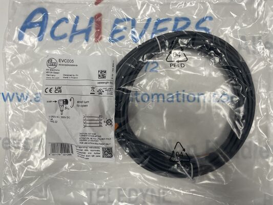 IFM EVC005 yüksek performanslı M12 sensör kablosu ifm Electronic tarafından tasarlandı