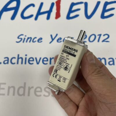 SIEMENS 3NA3801-6 high-reliability low-voltage HRC (High Rupturing Capacity) fuse link