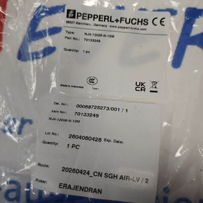 Pepperl+Fuchs NJ4-12GM-N-10M M12 NAMUR İndüktif Yakınlık Sensörü