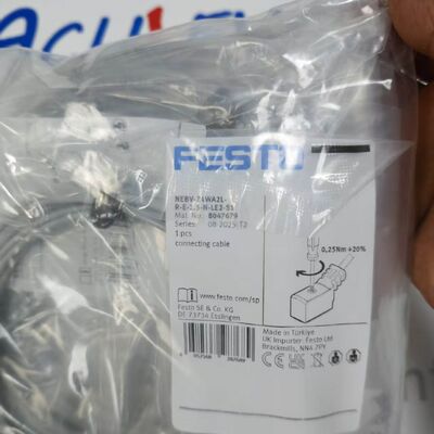 Festo NEBV-Z4WA2L-R-E-2 Solenoid Valf Bağlantı Kablosu