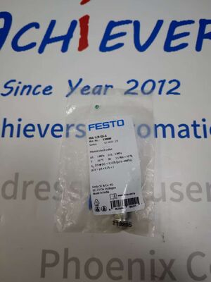 Festo HGL-1/8-QS-6 Piloted Check Valve