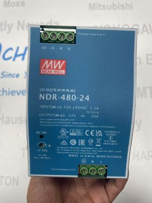 MEAN WELL NDR-480-24 DIN Demiryolu Güç Tedarikçileri