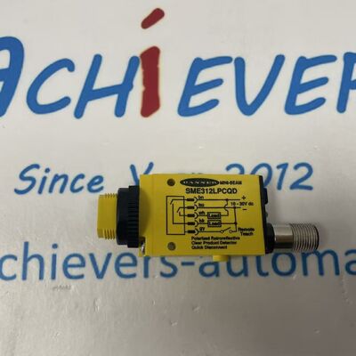 BANNER SME312LPCQD yüksek performanslı polarize retroreflektif fotoelektrik sensör