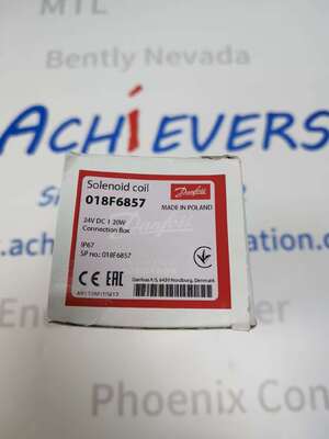Danfoss 018F6857 Solenoid Bobin 24VDC IP67 Terminal Kutusu