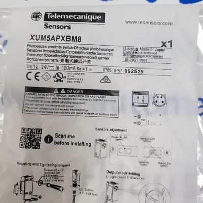 Telemecanique XUM5APXBM8 Minyatür Yayılmış Fotoelektrik Sensörü